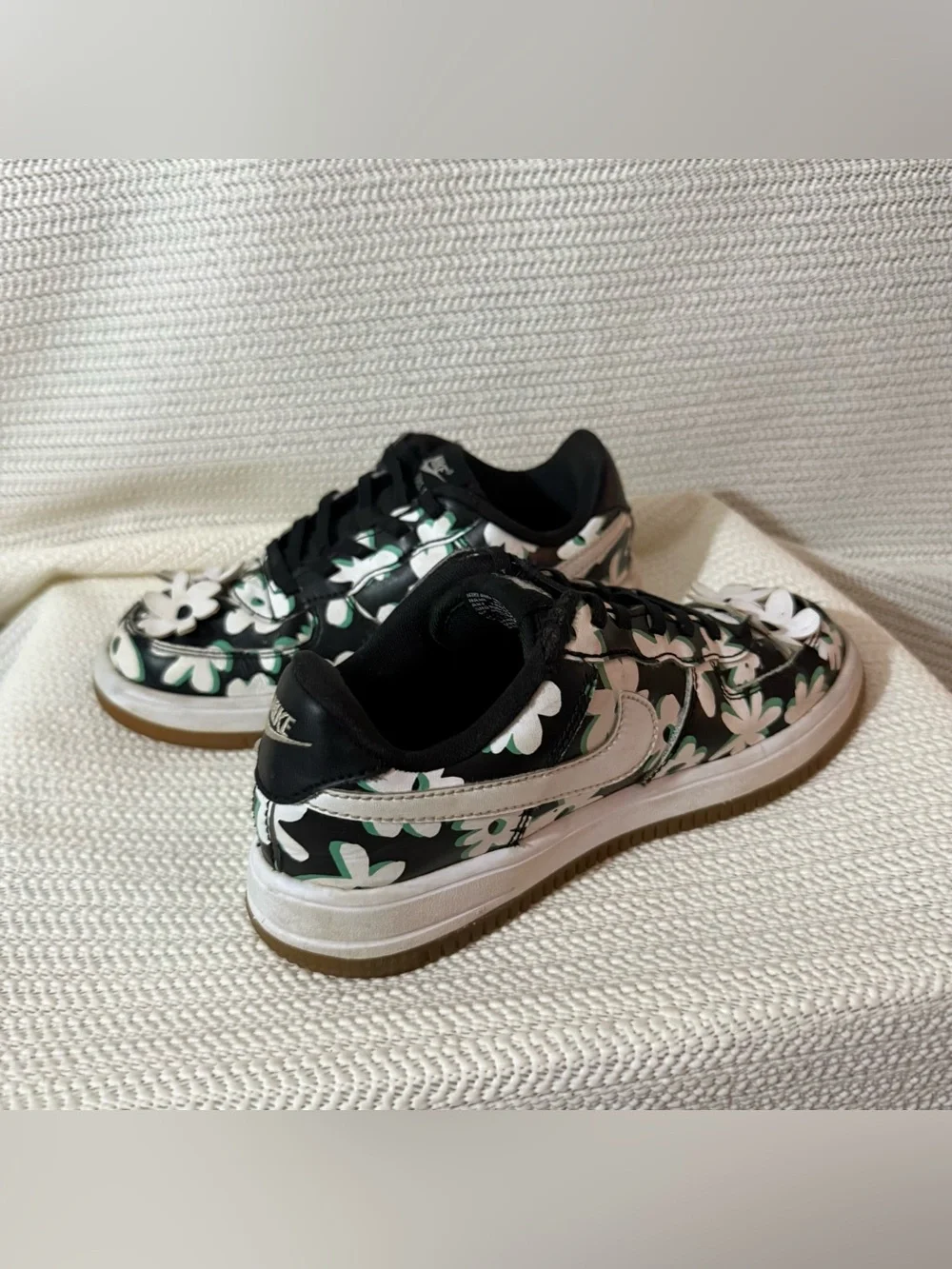 Nike Force 1 Low EasyOn LV8 Flower Power Kids Shoes Size 2Y FN0409-001